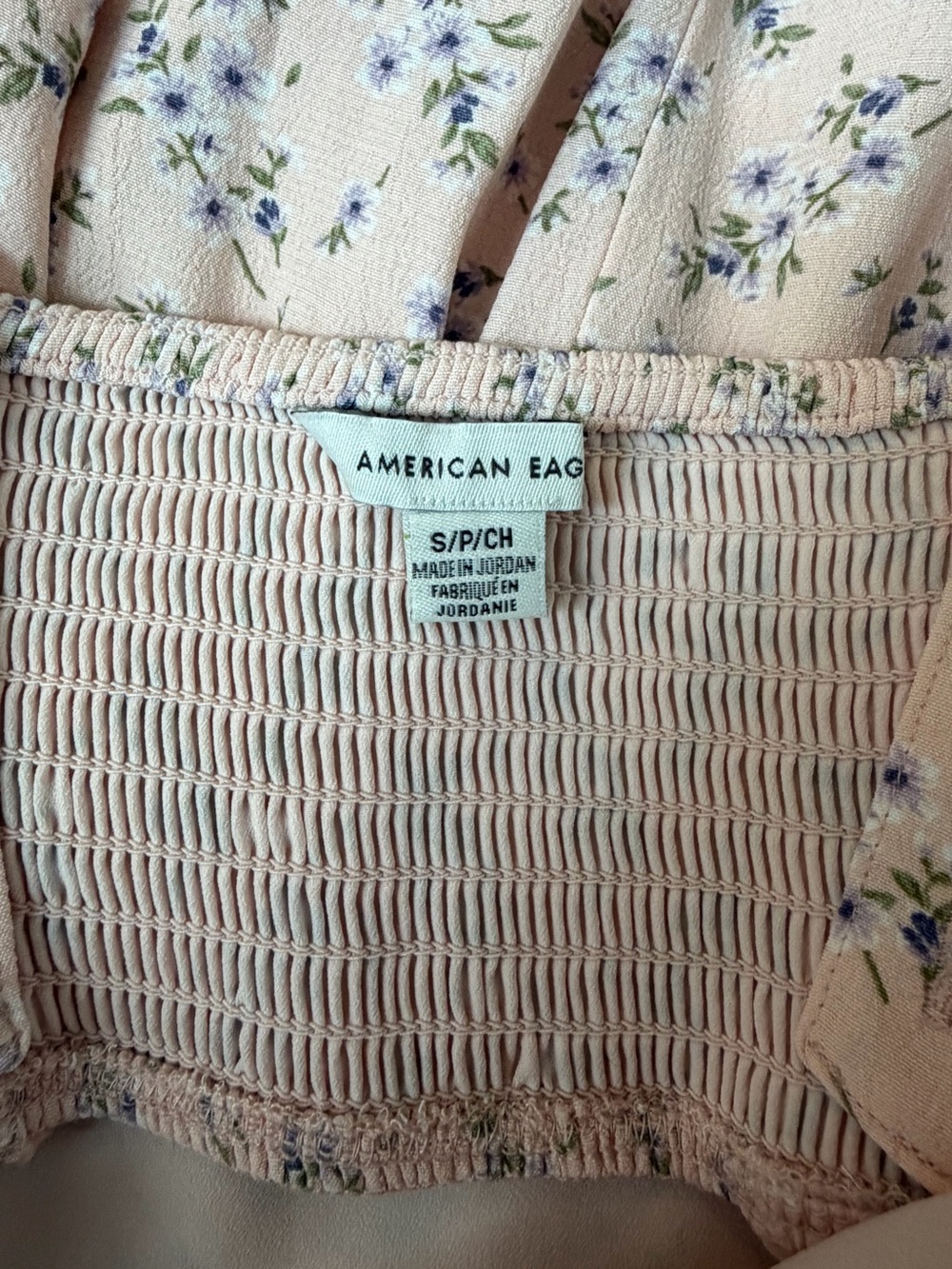 American Eagle Outfitters Pale Pink Floral Slip Dress - Picture 3 of 3